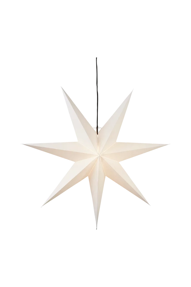 Stjerne Frozen 70cm – Hvit – Belysning | m v:520553