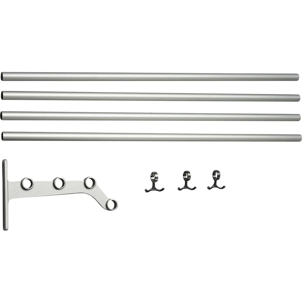 Nostalgi 291 Påbyggingsdel Til Hattehylle, Aluminium / Aluminium v:1329808