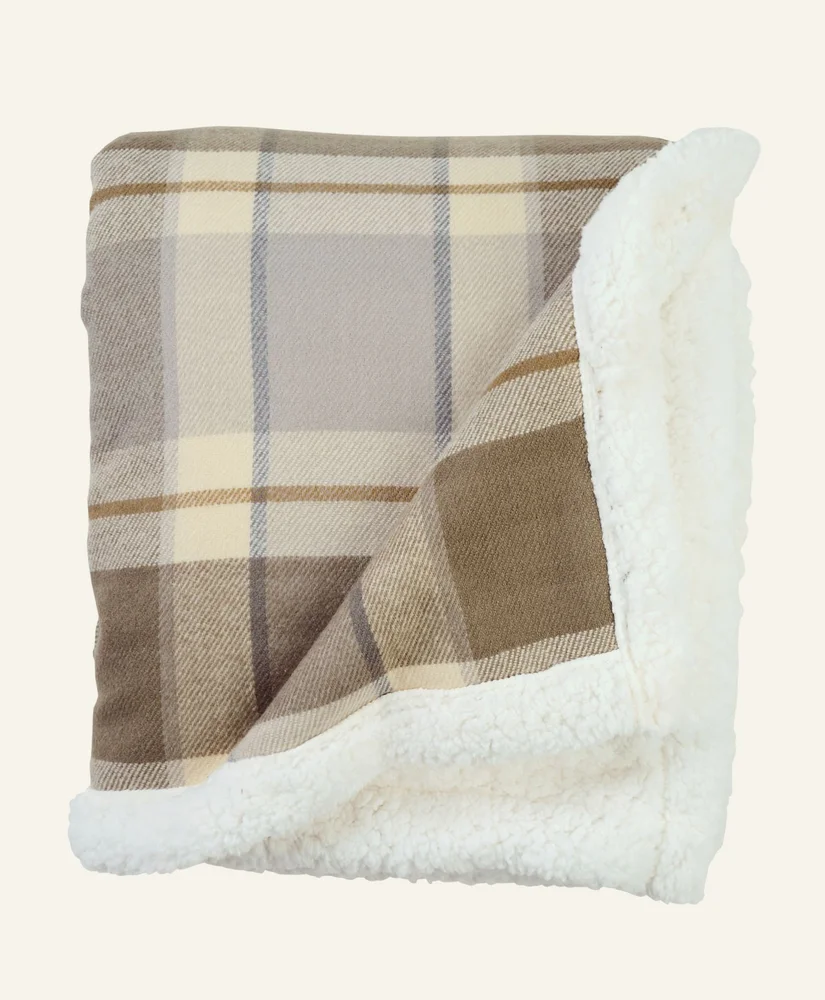 Pledd midtgrønn – 130×150 cm v:5886342