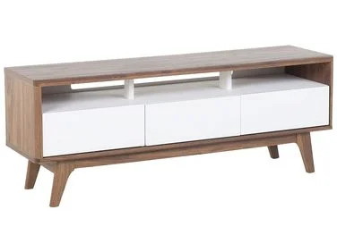 TV-benk SYRACUSE Brun/hvit v:2814889