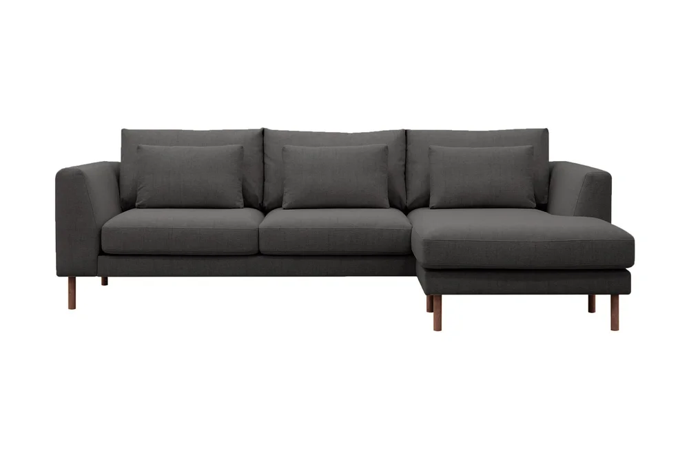 Florenz 3-seters Venstrevendt L-formet Sjeselongsofa i Stoff v:9403597