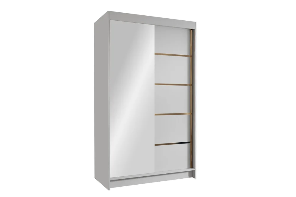 Narbonne Garderobe med Speil 100x200 cm v:4556939