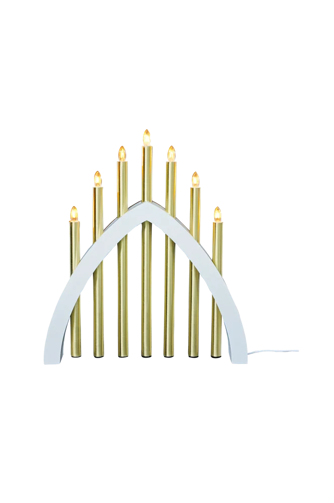 Adventslysestake Gotland – Hvit – Belysning | m v:3073900