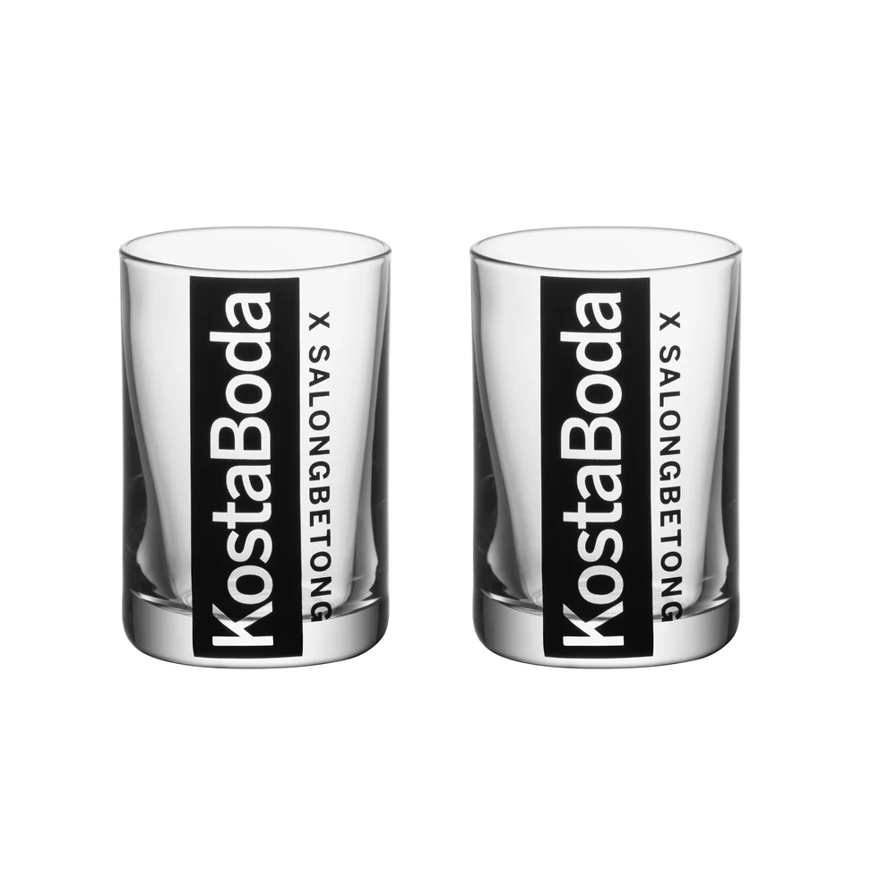 Salong Betong shotglass 6 cl 2-pakning v:5771470 Salong Betong shotglass 6 cl 2-pakning v:5771470