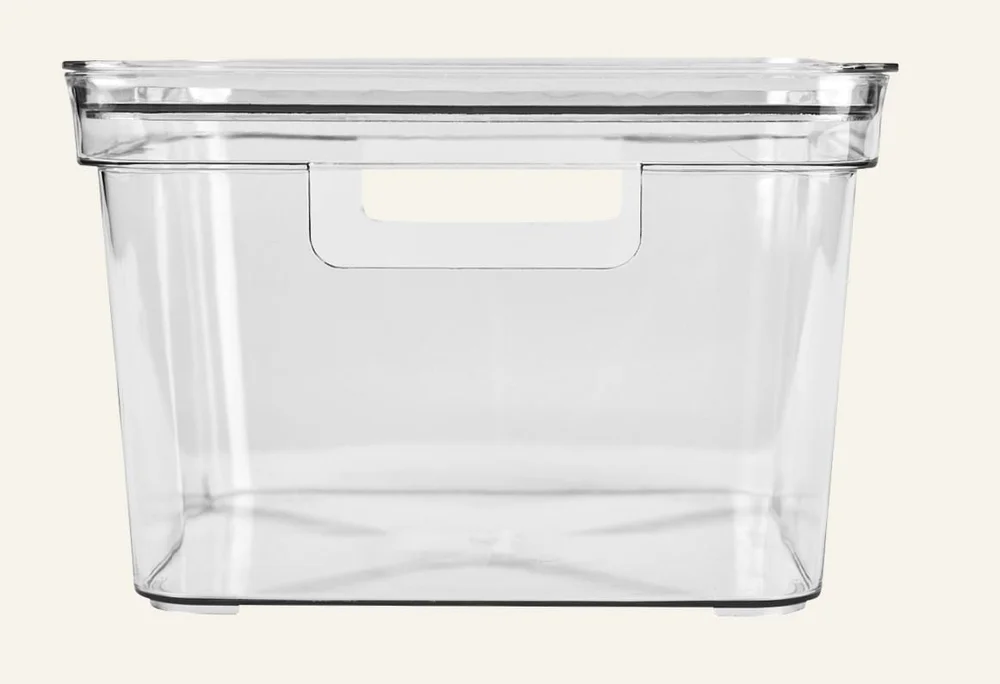 Oppbevaringsboks transparent – 25x25x15,5 cm v:1918026 Oppbevaringsboks transparent – 25x25x15,5 cm v:1918026
