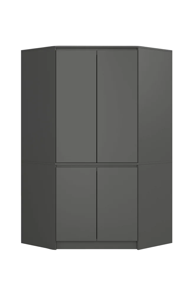 Akord Garderobe med 4 dører – Flerfarget m v:2898512 Akord Garderobe med 4 dører – Flerfarget m v:2898512