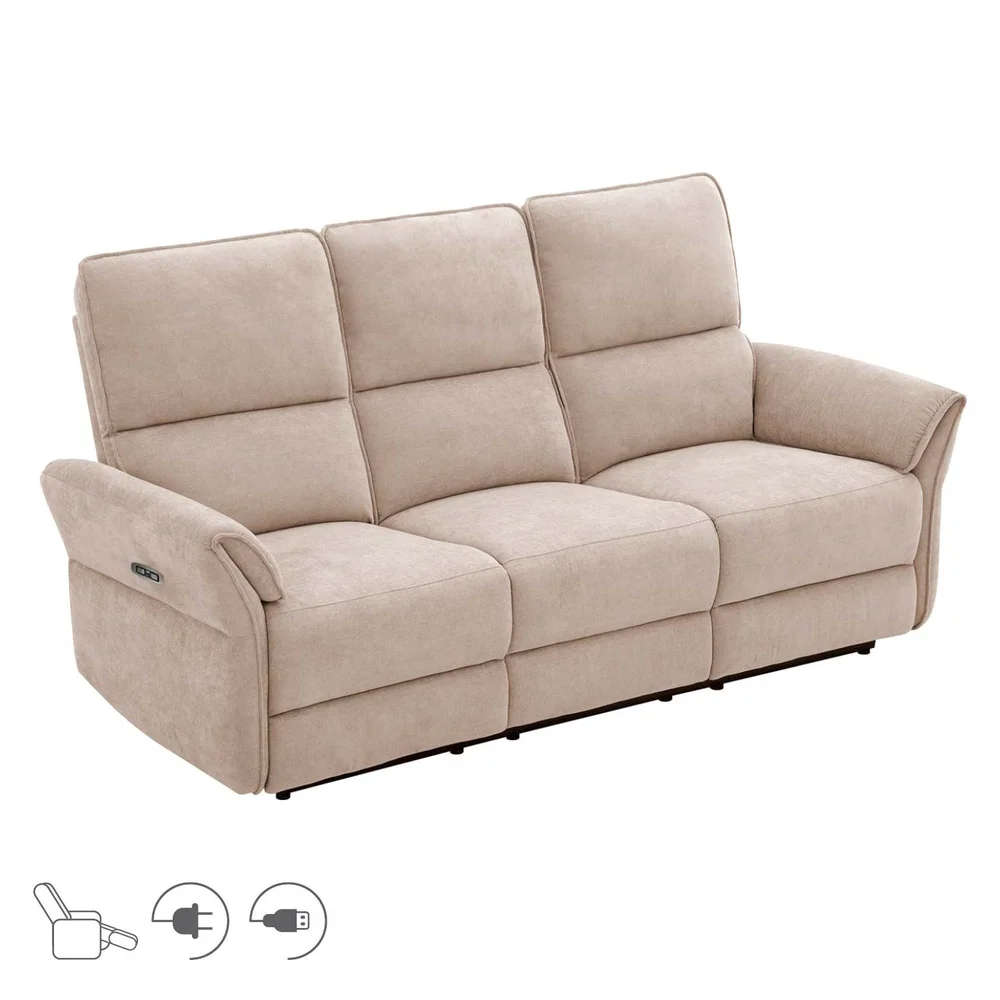 Reclinersofa Ravdal 3-seter med elektrisk mekanisme v:4372324
