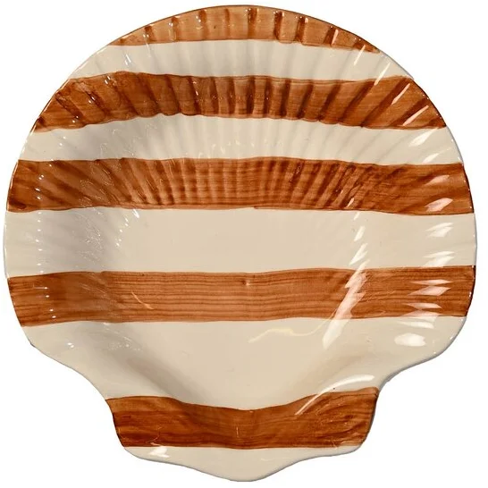 Armona Tallerken 23,5 cm, Hvit / Lysebrun v:1257401 Armona Tallerken 23,5 cm, Hvit / Lysebrun v:1257401