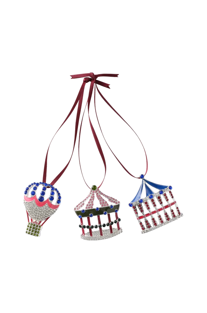 Juletreanheng Circus 3 forskjellige - Flerfarget - Dekor | m v:5259440