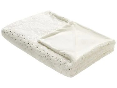 Pledd ALAZEYA 130 x 180 cm Off white v:700787 Pledd ALAZEYA 130 x 180 cm Off white v:700787