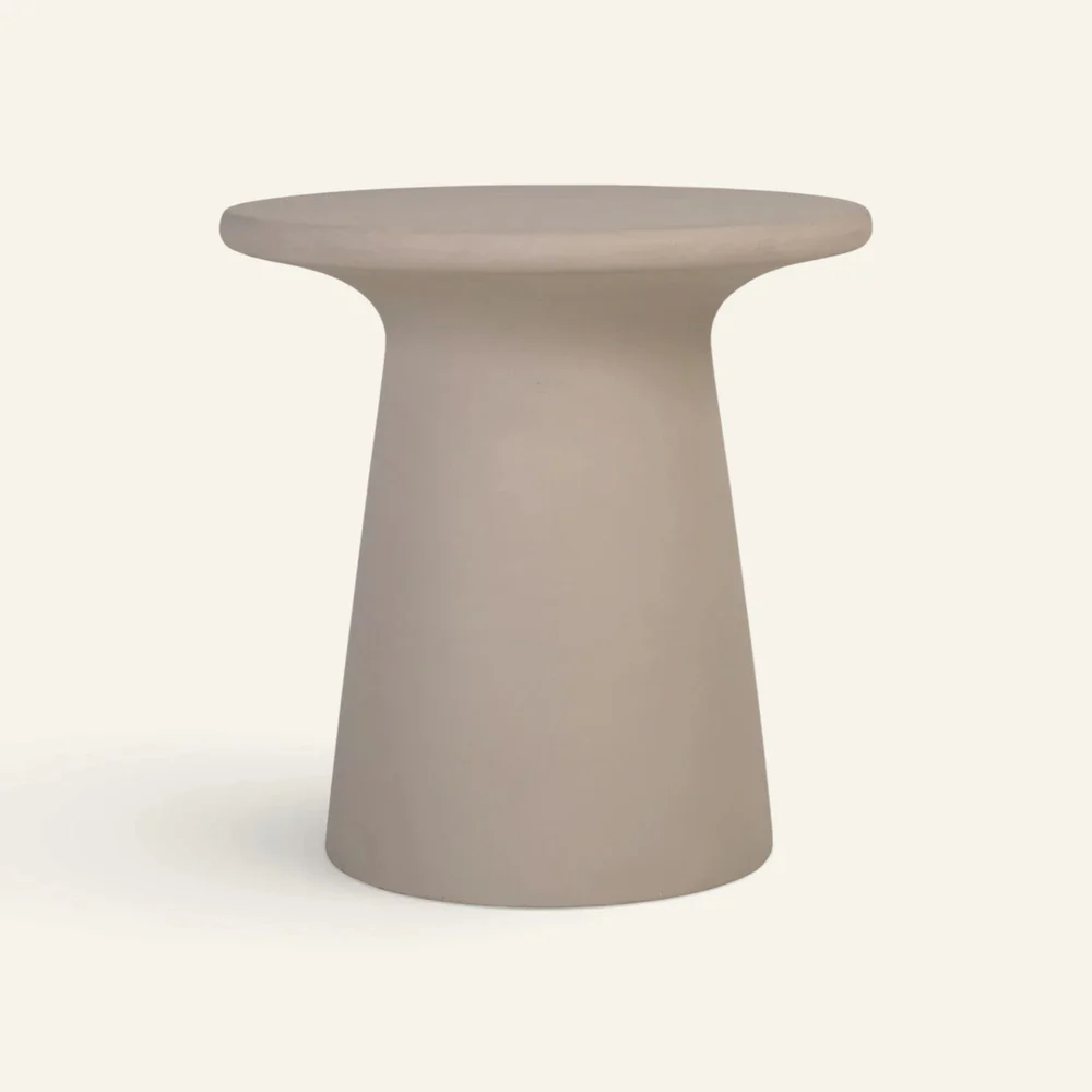 Sidebord beige – ø40×40,5 cm v:4673182 Sidebord beige – ø40×40,5 cm v:4673182
