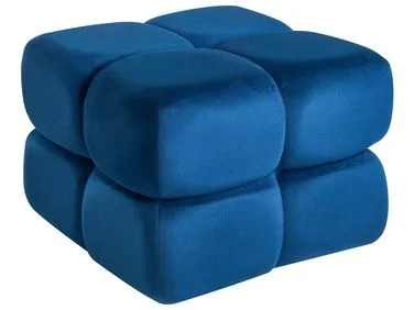 Puff CALIENTE Fløyel Marineblå v:2536673 Puff CALIENTE Fløyel Marineblå v:2536673