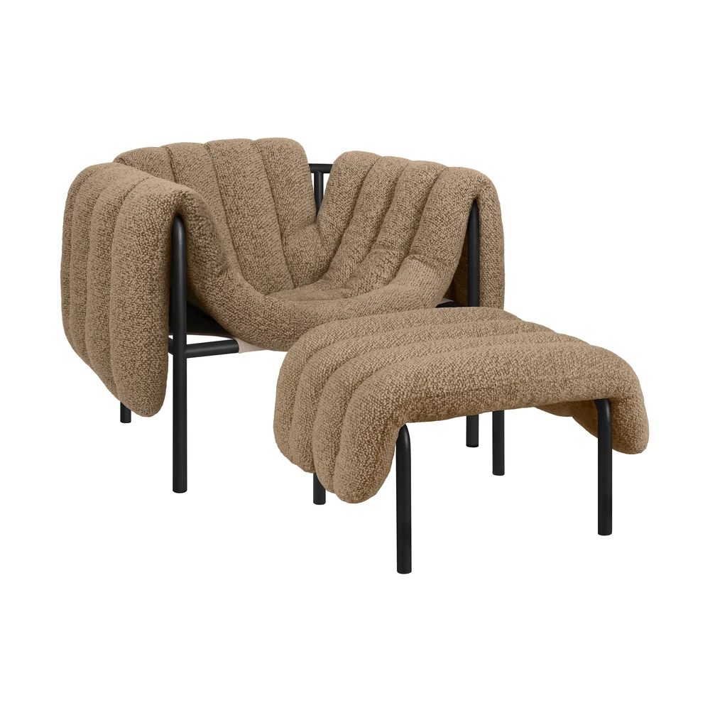 Puffy loungelenestol + ottoman v:6703397