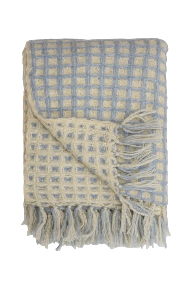 Pledd Clemence – Blå – Tekstiler | m v:4871515 Pledd Clemence – Blå – Tekstiler | m v:4871515