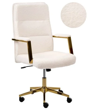 Arbeidsstol DEMURE Bouclé Off white v:7375328 Arbeidsstol DEMURE Bouclé Off white v:7375328