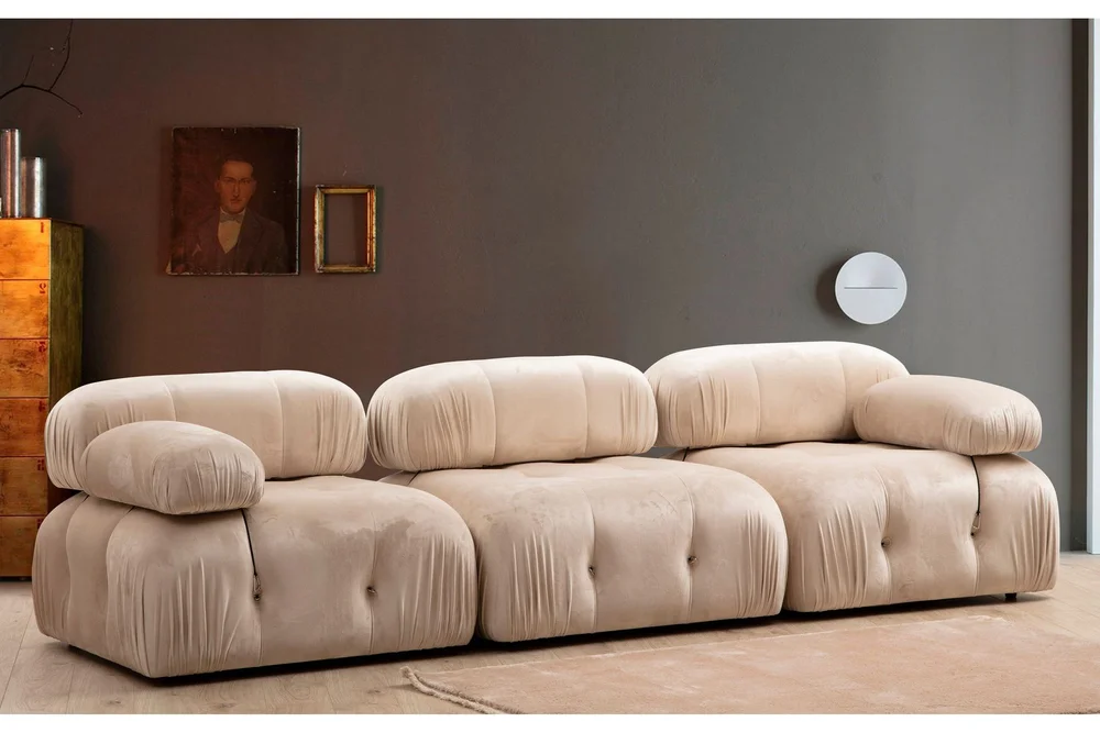 Belgin Boblende Sofa 3-seter v:9018173