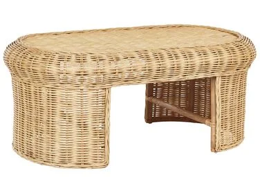 Sofabord til hagen LIVADEIA 60 cm 96 cm Rotting Naturlig v:3679154 Sofabord til hagen LIVADEIA 60 cm 96 cm Rotting Naturlig v:3679154