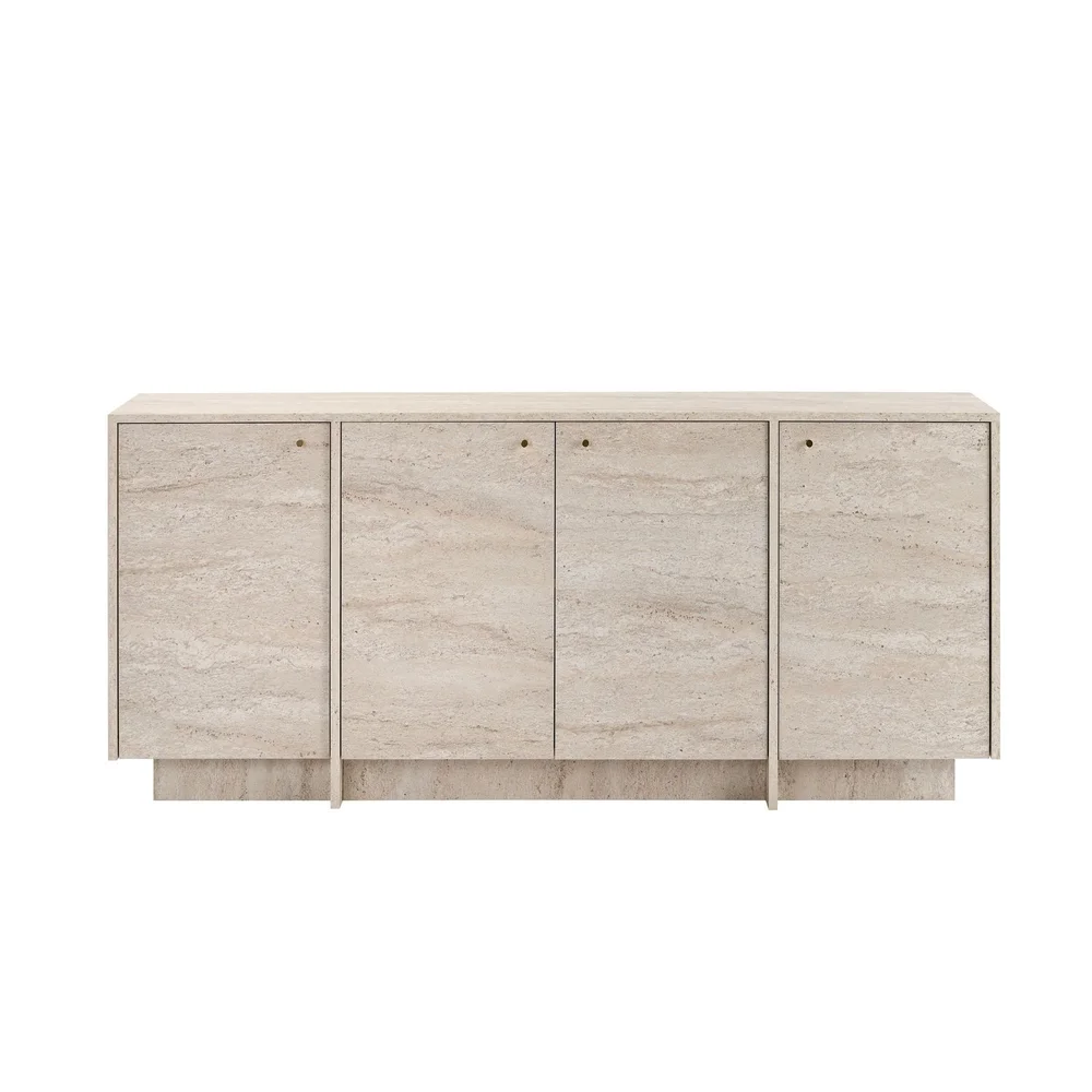 Konsollbord Nordure Varen (180 x 82 x 45 cm) Travertin v:5012691