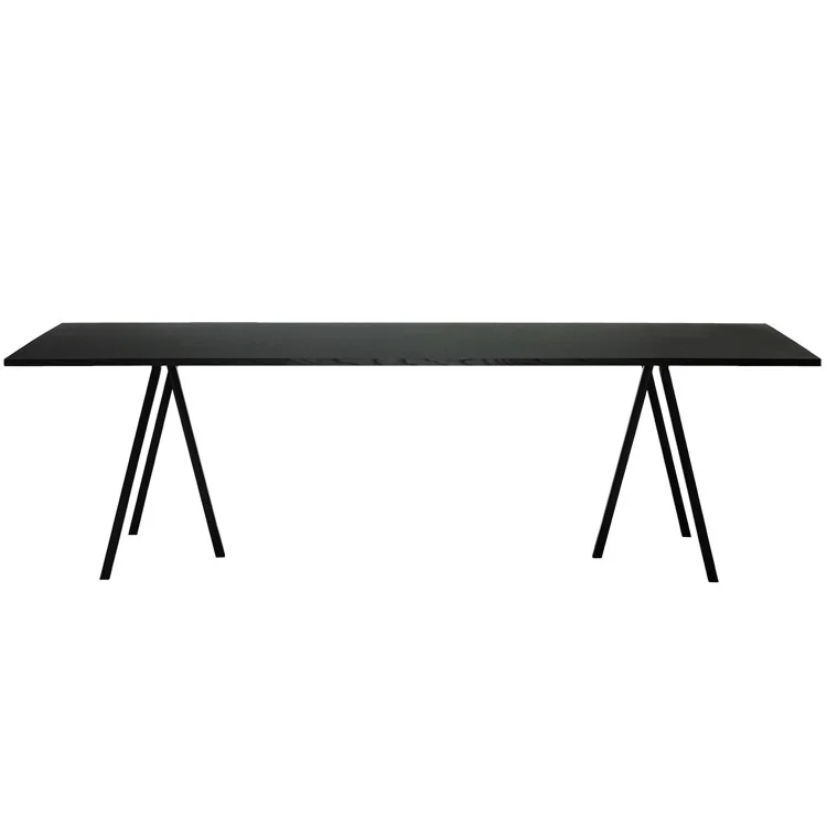 Loop Stand Bord 250 cm, Linoleum / Svart v:9561462