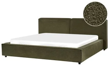 Vannseng Bouclé LINARDS 180 x 200 cm Mørkegrønn v:5985700 Vannseng Bouclé LINARDS 180 x 200 cm Mørkegrønn v:5985700