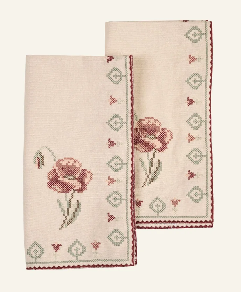 2pk tøyserviett beige – 45×45 cm v:8492191