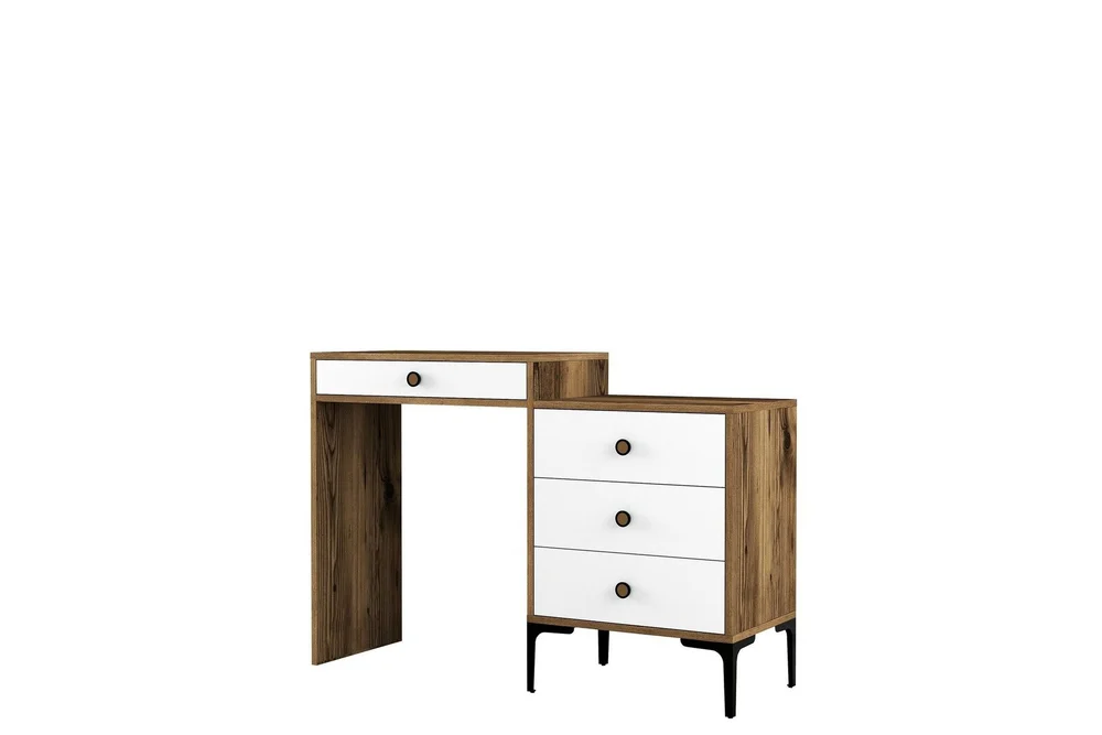 Ameias Sminkebord 124×84,7 cm Brun/Hvit v:2430976 Ameias Sminkebord 124×84,7 cm Brun/Hvit v:2430976