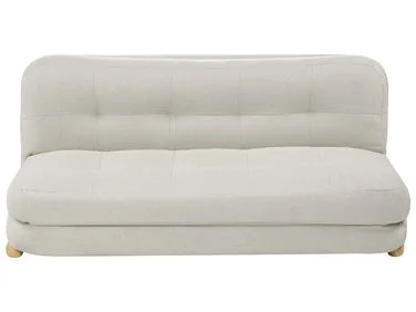 Sovesofa 2-seters ESBJERG Imitert lin Off white v:870054 Sovesofa 2-seters ESBJERG Imitert lin Off white v:870054