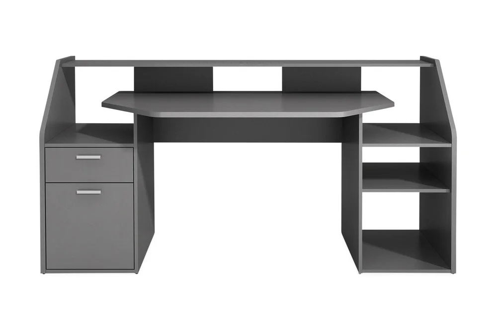 Harvilchuck Skrivebord med Oppbevaringshyller + Skuff + Skap v:2753302 Harvilchuck Skrivebord med Oppbevaringshyller + Skuff + Skap v:2753302
