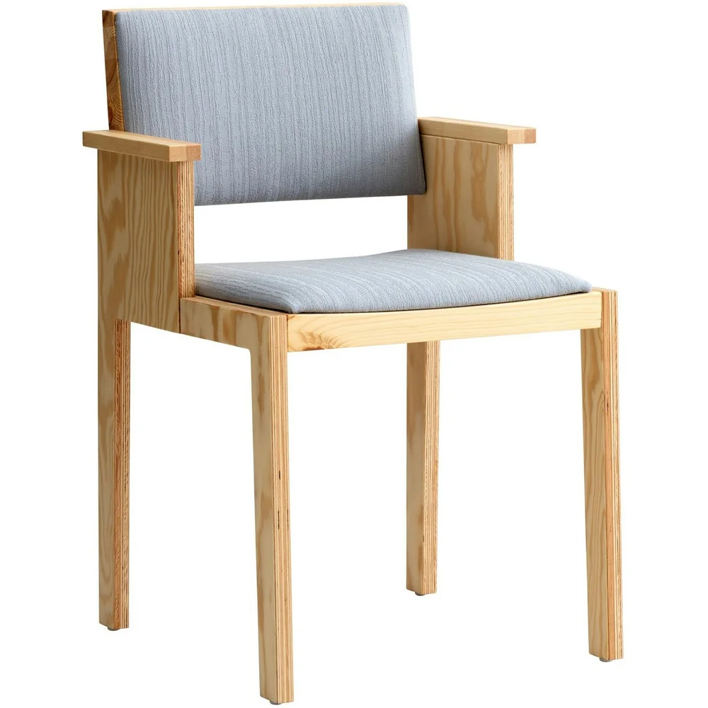 016 Maasto Spisestol Med Armlener Helkledd, Naturlig v:3600221 016 Maasto Spisestol Med Armlener Helkledd, Naturlig v:3600221