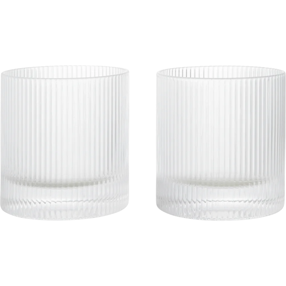 Ripple Tumblerglass 2-pk, Klar v:2219261