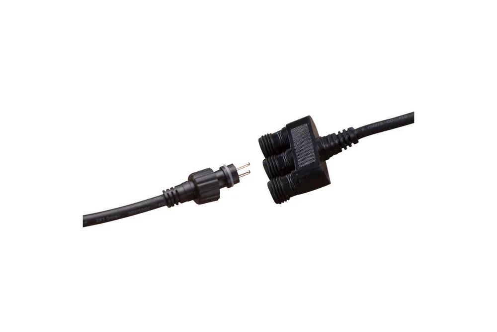 Forlengelseskabel Heissner Smart Light med Grenkontakt 2-polet for Hvit Belysning 10 m v:7143980