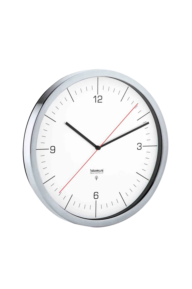 Radiokontrollert Veggklokke Crono, diameter 30,5 cm – Hvit – Dekor | m v:3195433 Radiokontrollert Veggklokke Crono, diameter 30,5 cm – Hvit – Dekor | m v:3195433