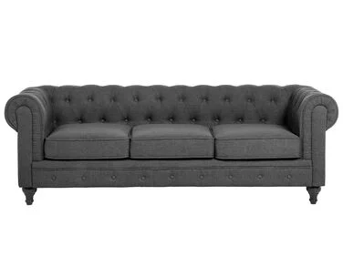 Sofa 3-seter CHESTERFIELD Grå v:9883942 Sofa 3-seter CHESTERFIELD Grå v:9883942