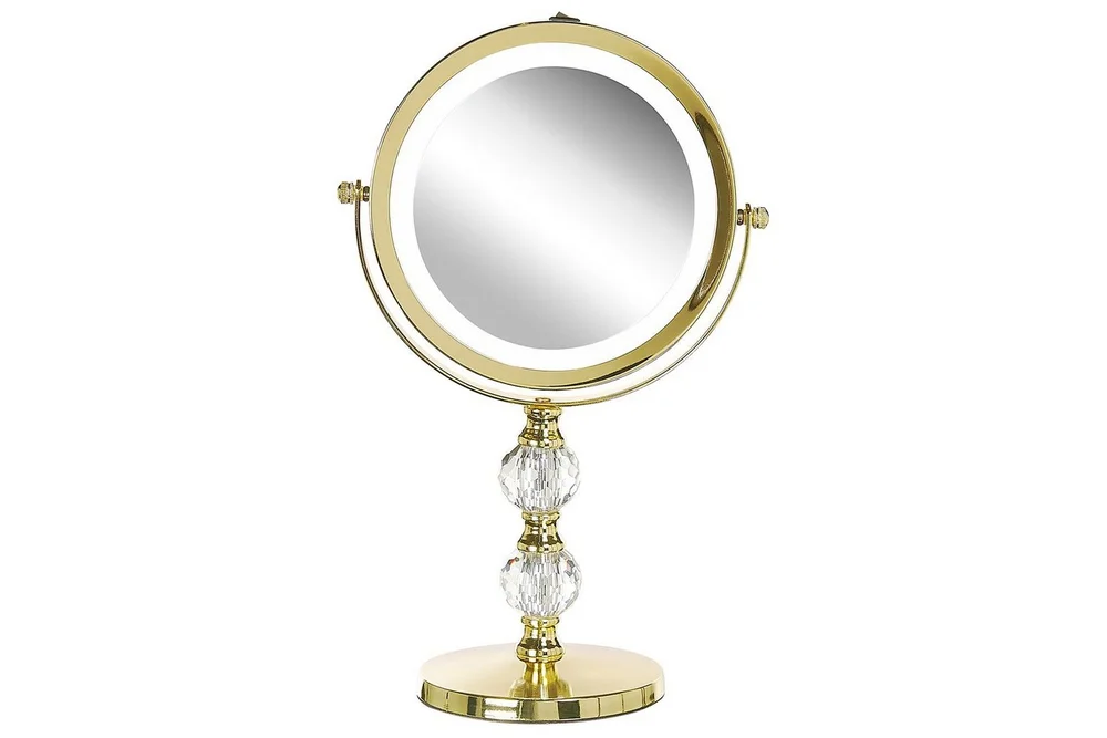 Sminkspegel Beliani Claira Guld GOLD v:9863325 Sminkspegel Beliani Claira Guld GOLD v:9863325