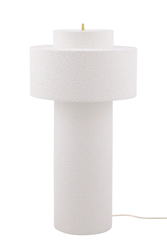 Gulvlampe Noah 45 Hvit bouclé – Hvit – Belysning | m v:4915389 Gulvlampe Noah 45 Hvit bouclé – Hvit – Belysning | m v:4915389