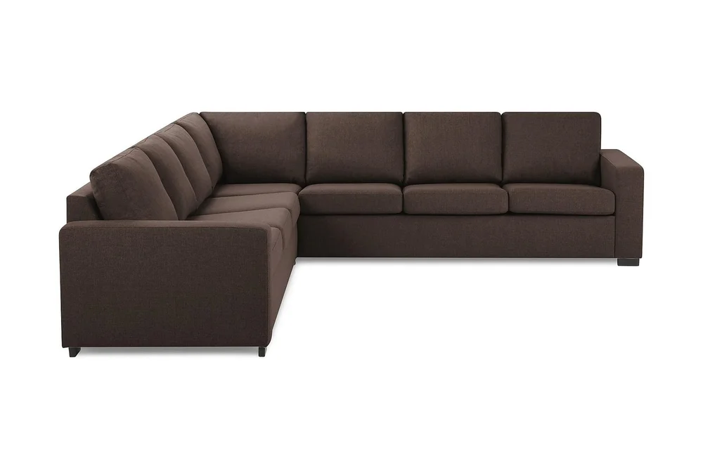 Crazy 6-seters Vendbar L-formet X-Large Hjørnesofa i Stoff v:5866930