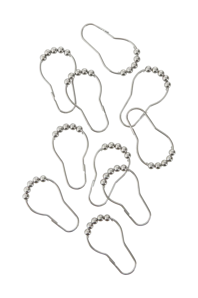 Ringer til dusjstang 10-pk – Sølv – Tekstiler | m v:8726495 Ringer til dusjstang 10-pk – Sølv – Tekstiler | m v:8726495