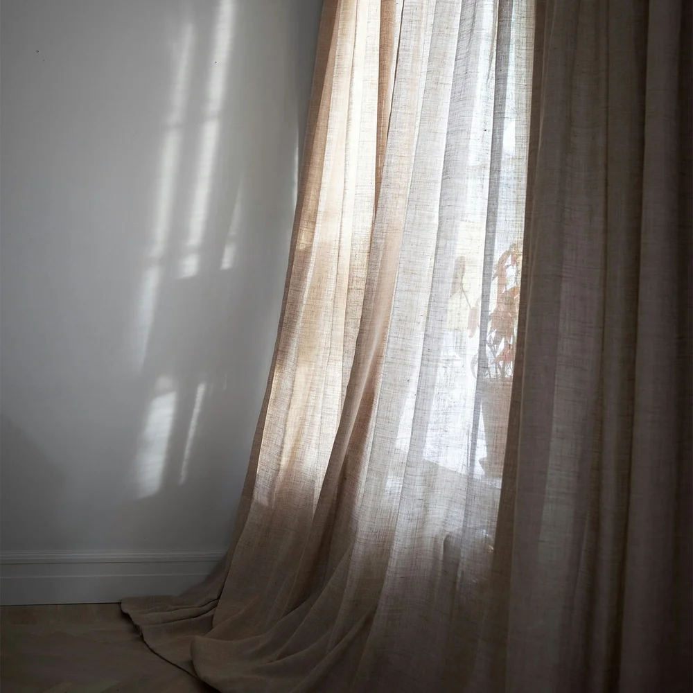 Ellie Gardin Dobbel Bredde 290x250 cm, Naturrosa v:1696446