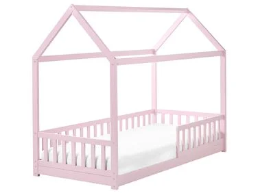 Barneseng Hus Furutre COSSAYE 90 x 200 cm Pastellrosa v:8606549
