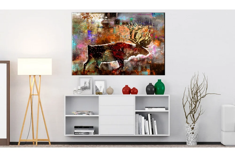Tavle Colourful Caribou 90X60 v:3282754
