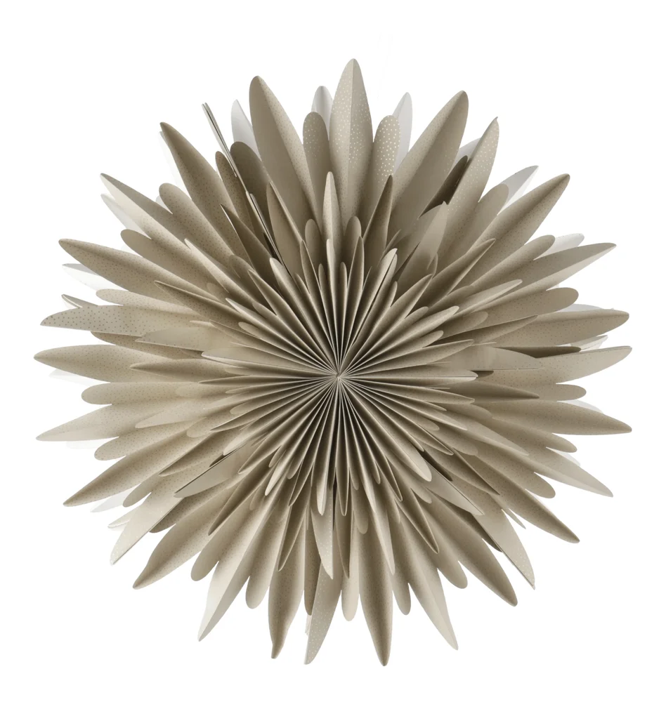 Luna adventsstjerne beige med prikker v:6331977