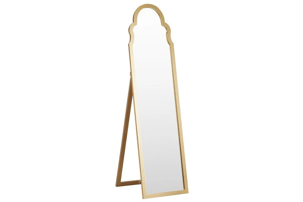 Golvspegel Beliani Chatillon Guld GOLD v:8770283 Golvspegel Beliani Chatillon Guld GOLD v:8770283