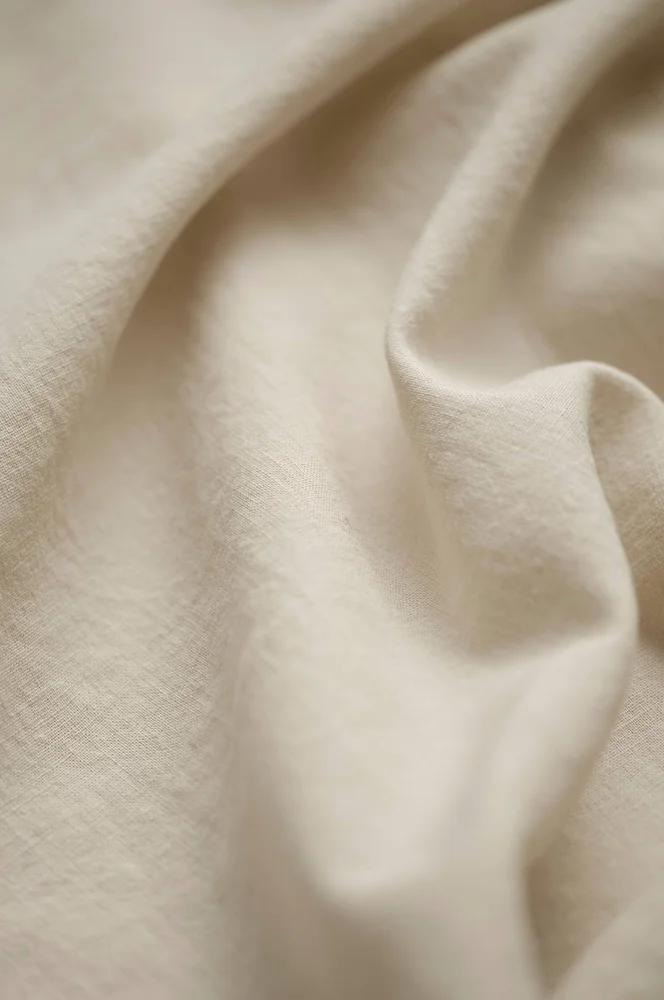 MILLY kafégardin linblanding - Beige - Tekstiler | m v:6376971