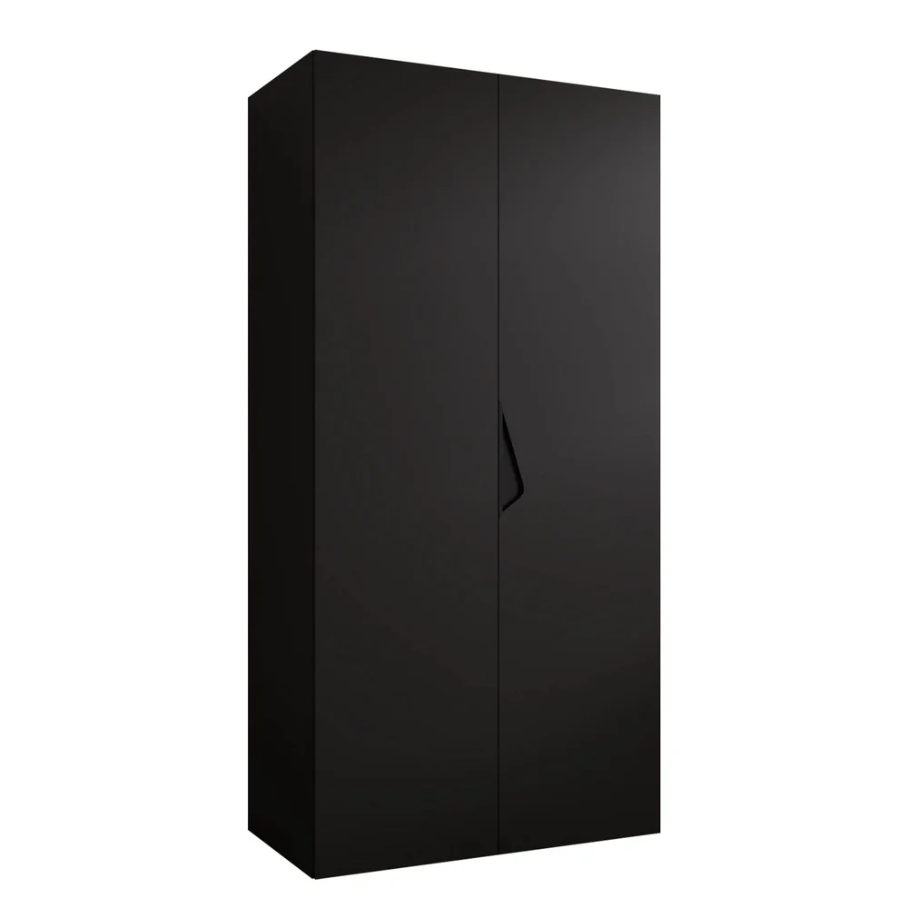 garderobeskap Garderobeskap SANDI 1 100 svart Svart v:9488381