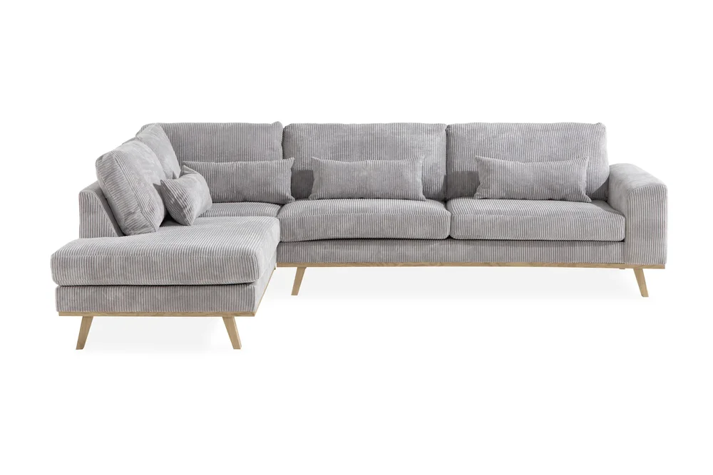 Copenhagen 4-seters Venstrevendt L-formet Sjeselongsofa i Manchester v:6354997