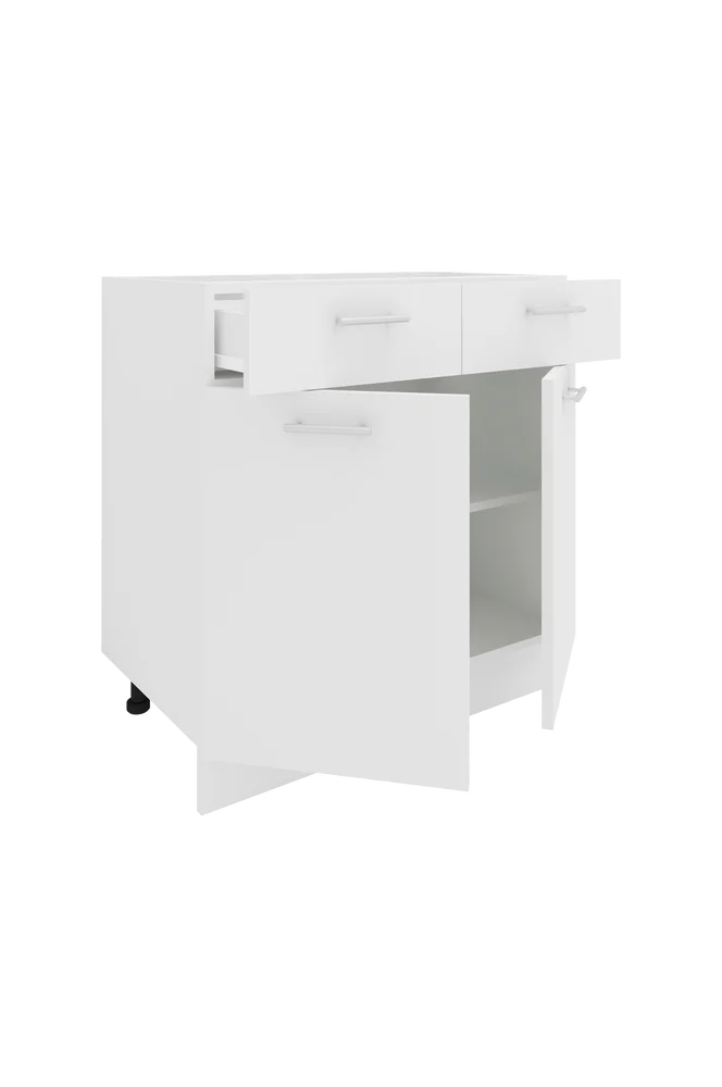 Skap Esilo 2 Doors/ 1 Drawer – Hvit m v:5548978 Skap Esilo 2 Doors/ 1 Drawer – Hvit m v:5548978