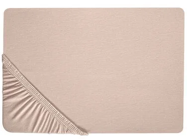 Formsydd laken HOFUF 160 x 200 cm Bomull Beige v:2239626 Formsydd laken HOFUF 160 x 200 cm Bomull Beige v:2239626