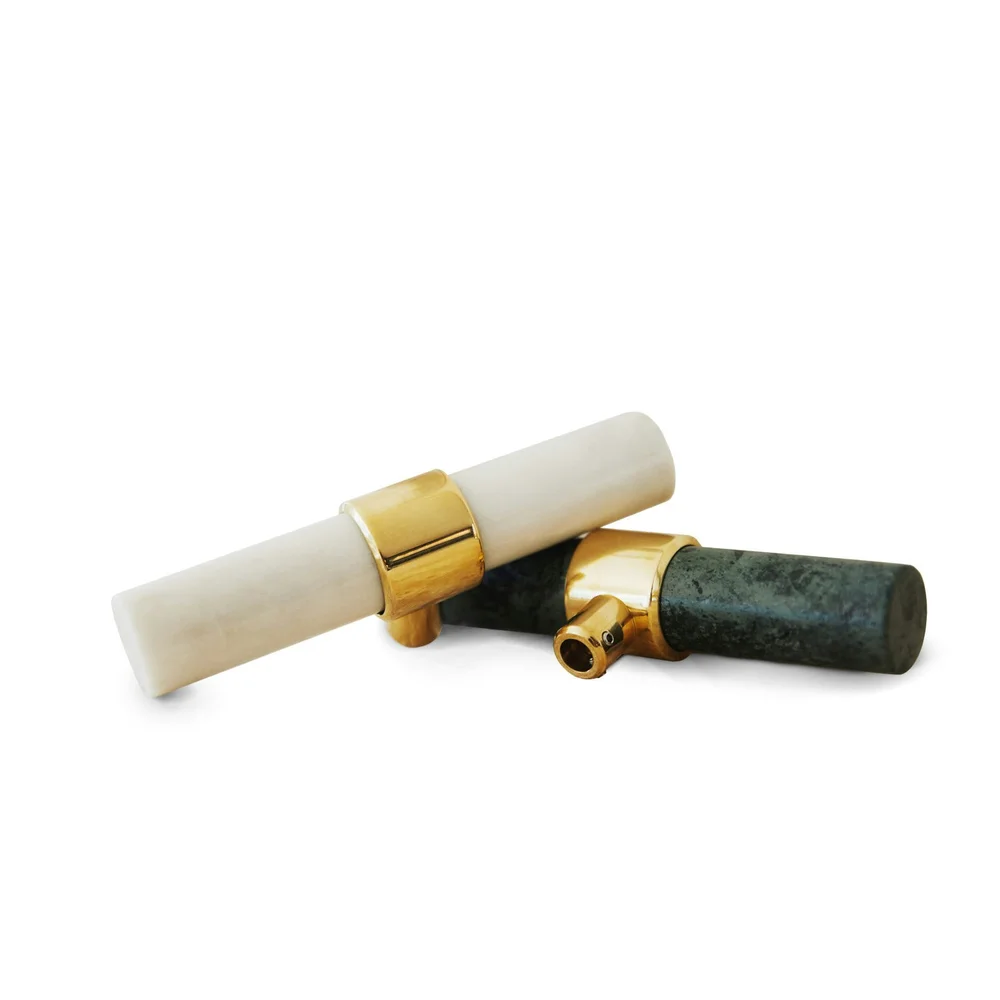 Baton Damper Handle, Green Marble v:3770198