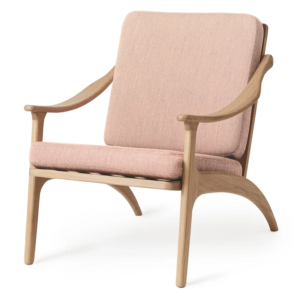 Lean Back Canvase stol hvitoljet eik v:3667733