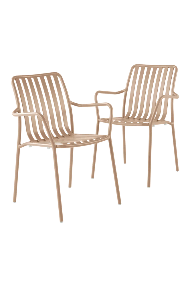 NANTERRE armstol 2-pk - Natur - Utemøbler & hage | m v:3616597